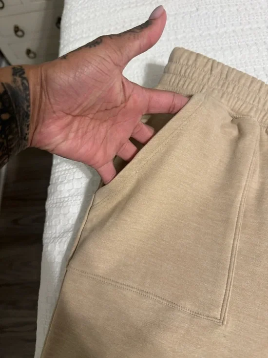 Rae Dunn But First, Coffee Beige Lounge Set - Picture 4 of 15